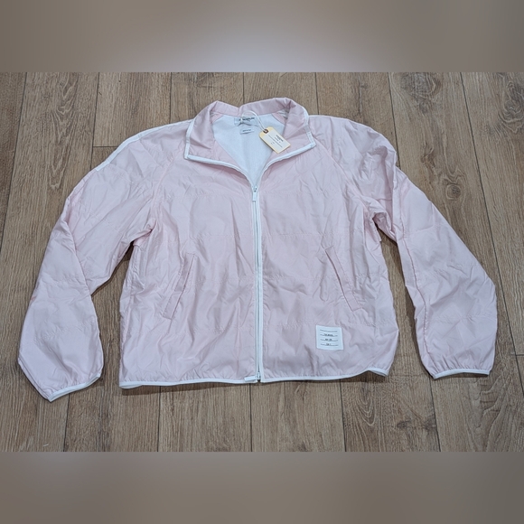 Thom Browne Other - $1850 Mens Thom Browne Contrast Logo 4 Bar Coaches Jacket Light Pink 3 - Large